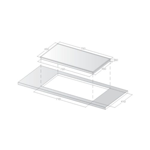 Kích thước Bếp từ Lorca LCI-309 PLUS