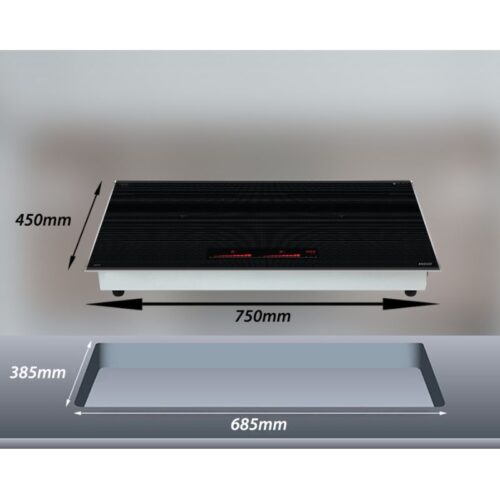 Kích thước bếp từ đôi Lorca TA-890 PLUS lắp âm